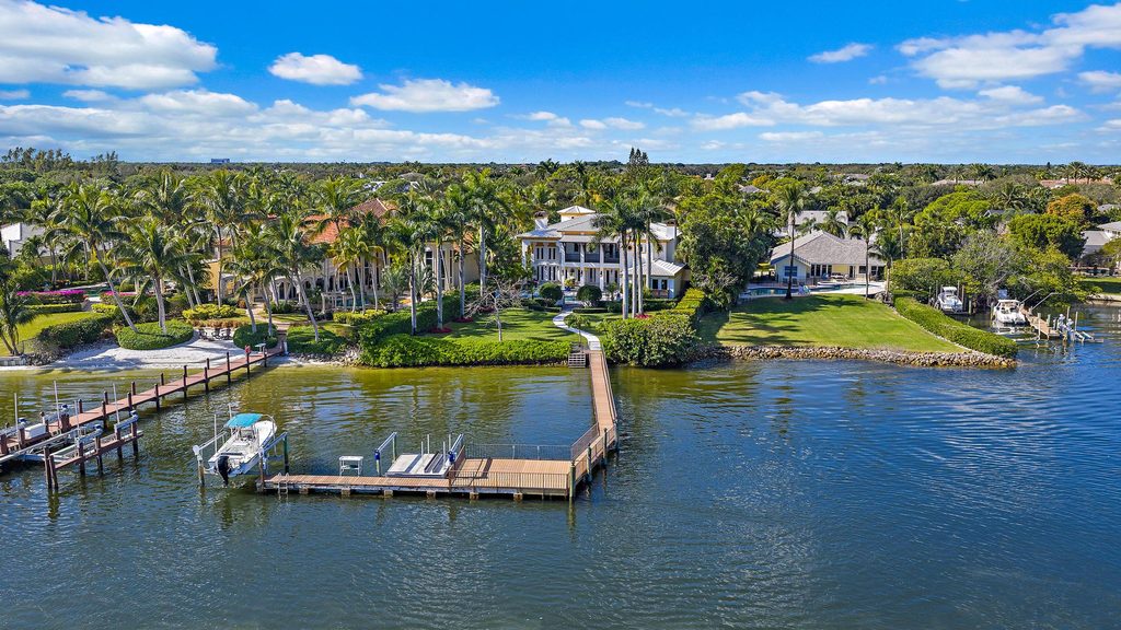 2929 Marys Way Intracoastal waterfront estate with deeded dock, Palm Beach Gardens FL
